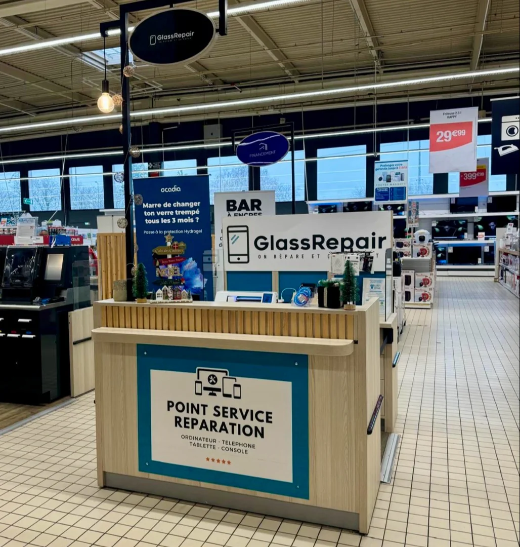 Comptoir GlassRepair au Carrefour Flers à Villeneuve-d’Ascq